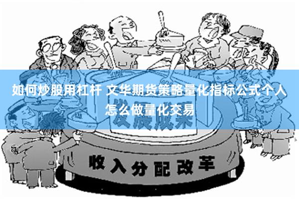 如何炒股用杠杆 文华期货策略量化指标公式个人怎么做量化交易
