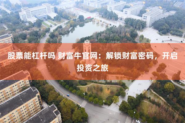 股票能杠杆吗 财富牛官网：解锁财富密码，开启投资之旅