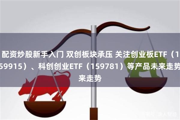 配资炒股新手入门 双创板块承压 关注创业板ETF（159915）、科创创业ETF（159781）等产品未来走势