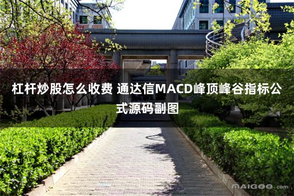 杠杆炒股怎么收费 通达信MACD峰顶峰谷指标公式源码副图