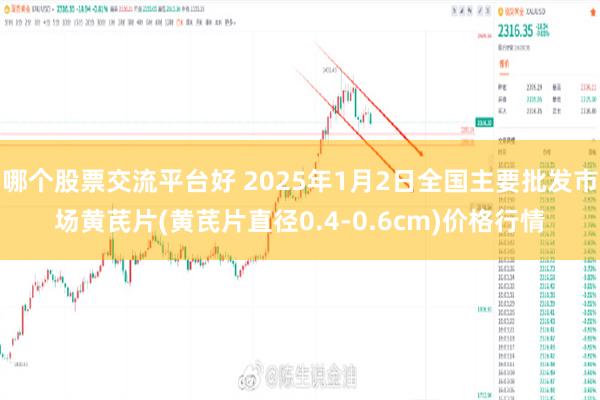 哪个股票交流平台好 2025年1月2日全国主要批发市场黄芪片(黄芪片直径0.4-0.6cm)价格行情