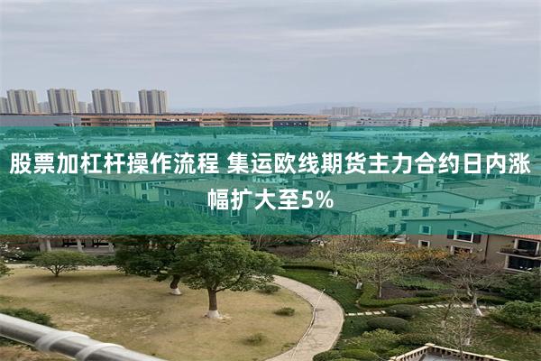 股票加杠杆操作流程 集运欧线期货主力合约日内涨幅扩大至5%