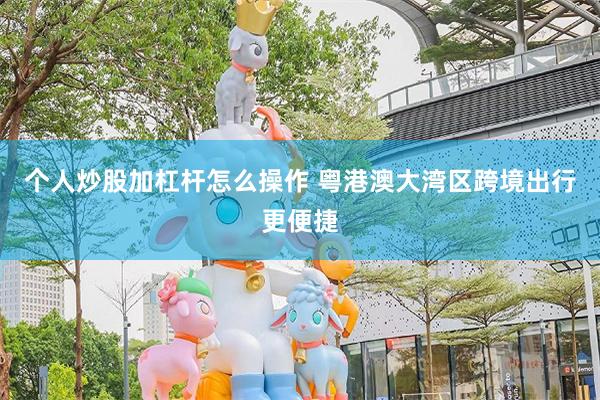 个人炒股加杠杆怎么操作 粤港澳大湾区跨境出行更便捷