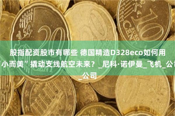 股指配资股市有哪些 德国精造D328eco如何用“小而美”撬动支线航空未来？_尼科·诺伊曼_飞机_公司
