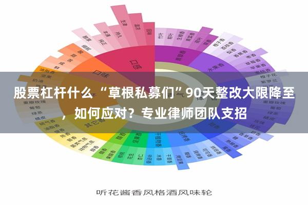 股票杠杆什么 “草根私募们”90天整改大限降至，如何应对？专业律师团队支招
