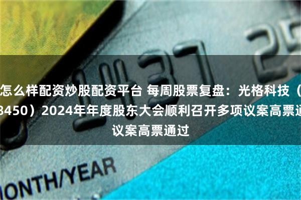 怎么样配资炒股配资平台 每周股票复盘：光格科技（688450）2024年年度股东大会顺利召开多项议案高票通过
