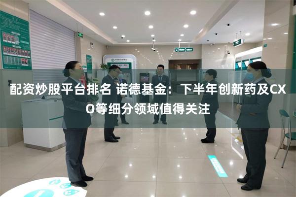 配资炒股平台排名 诺德基金：下半年创新药及CXO等细分领域值得关注