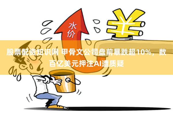 股票配资知识网 甲骨文公司盘前暴跌超10%，数百亿美元押注AI遭质疑