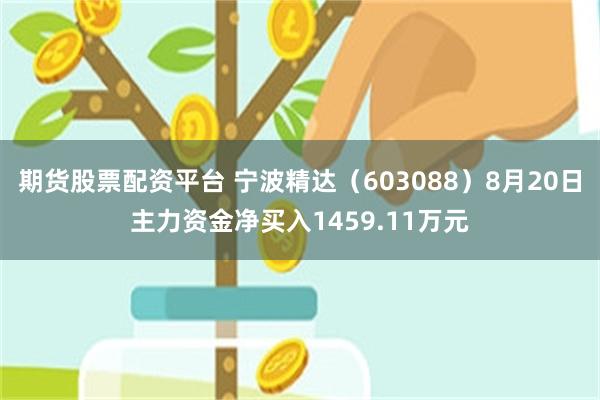 期货股票配资平台 宁波精达（603088）8月20日主力资金净买入1459.11万元