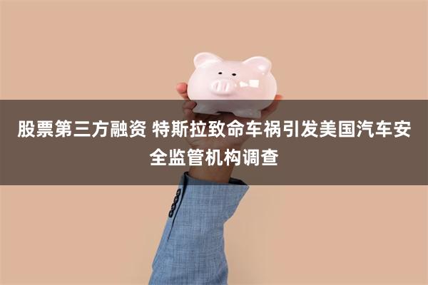 股票第三方融资 特斯拉致命车祸引发美国汽车安全监管机构调查