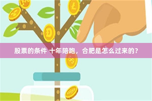 股票的条件 十年陪跑，合肥是怎么过来的？