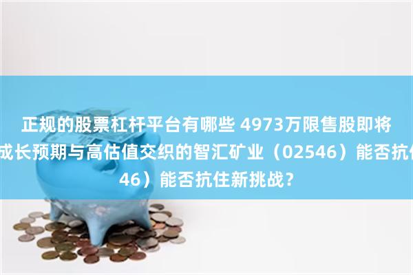 正规的股票杠杆平台有哪些 4973万限售股即将解禁,高成长预期与高估值交织的智汇矿业(02546)能否抗住新挑战?