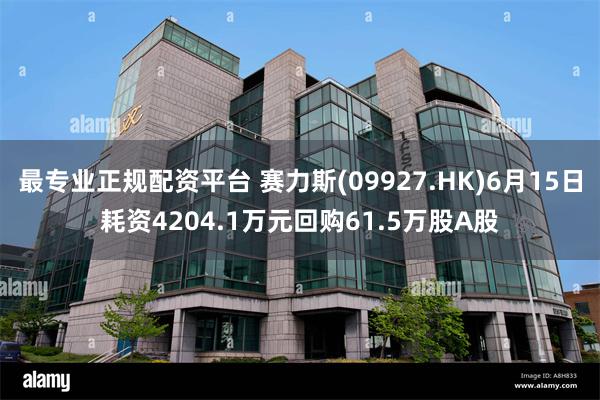 最专业正规配资平台 赛力斯(09927.HK)6月15日耗资4204.1万元回购61.5万股A股
